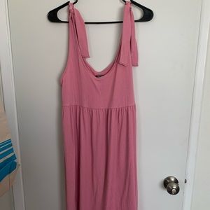 Wild Fable Pink Tie Dress